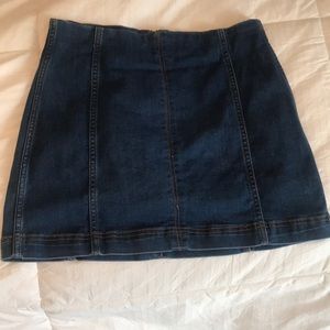 Denim panel Skirt